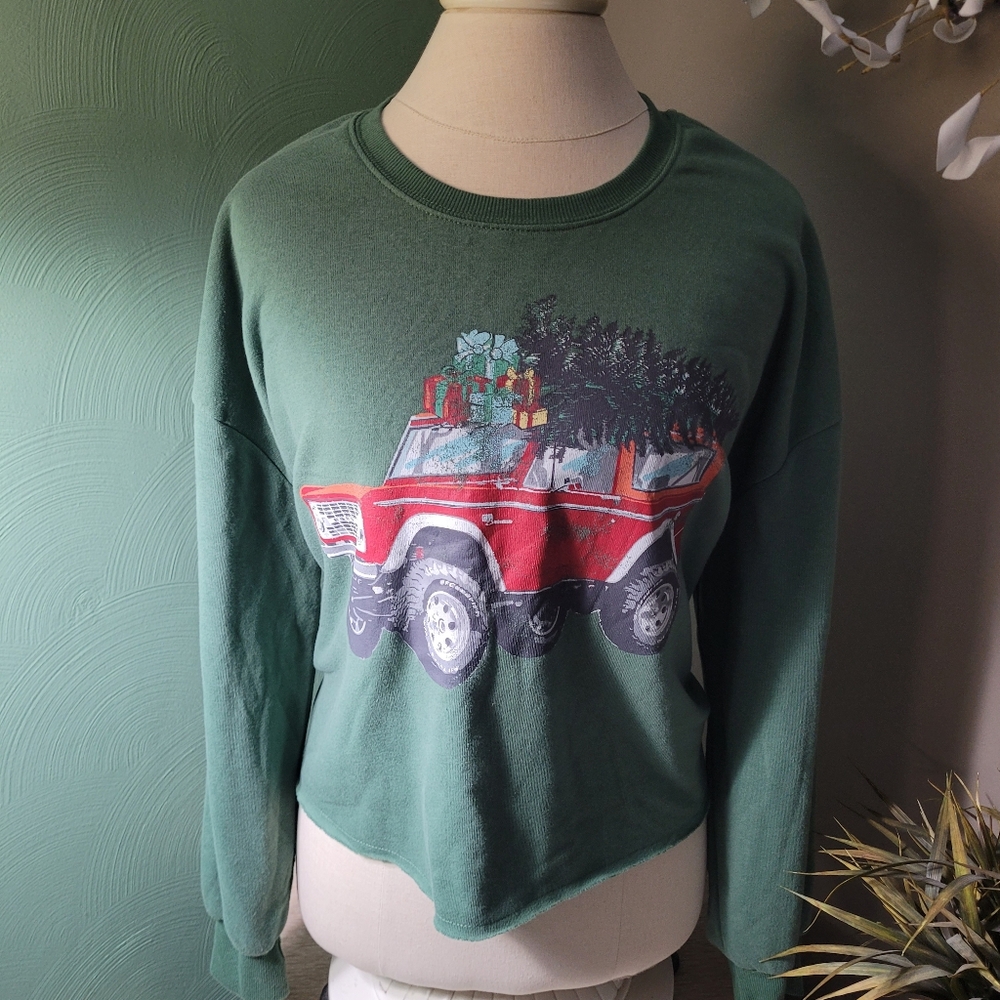 Like New Cropped Bronco Sweatshirt